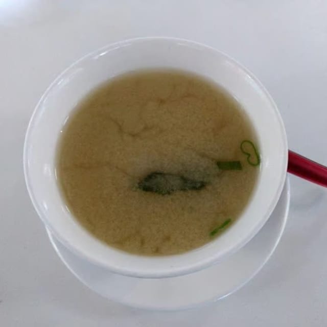 Miso soup.