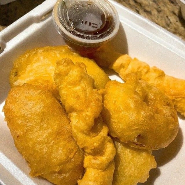 Mixed Tempura (2Tom +4 Rau Cu).